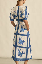 Load image into Gallery viewer, Zoe Kratzmann Portrait Dress - Azure Collage Hyde Boutique
