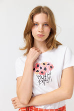 Load image into Gallery viewer, Sylvester by Kate Sylvester Posy T-Shirt - White  Hyde Boutique   
