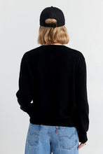 Load image into Gallery viewer, Karen Walker Posy Cashmere Cardigan - Black Hyde Boutique
