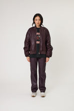 Load image into Gallery viewer, Remain Presley Bomber Jacket - Merlot Hyde Boutique
