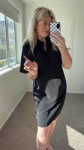 Load and play video in Gallery viewer, Harris Tapper Polo Mini Dress - Black - Hyde Exclusive
