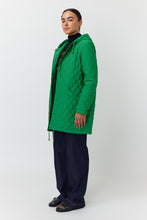 Load image into Gallery viewer, Sylvester by Kate Sylvester Quilted Parka - Green  Hyde Boutique   
