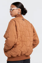 Load image into Gallery viewer, Karen Walker Quilted Bomber Jacket - Dark Tan Arriving Mid Sept Hyde Boutique
