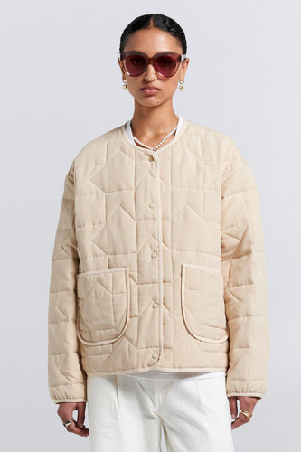 Karen Walker Quilted Drift Jacket - Natural Hyde Boutique