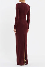 Load image into Gallery viewer, Rebecca Vallance Mischa Maxi Dress - Wine Hyde Boutique
