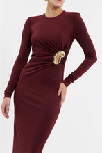 Load image into Gallery viewer, Rebecca Vallance Mischa Maxi Dress - Wine Hyde Boutique
