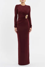 Load image into Gallery viewer, Rebecca Vallance Mischa Maxi Dress - Wine Hyde Boutique
