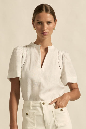 Zoe Kratzmann Recollect Top - Porcelain | PRE ORDER Arriving mid August Hyde Boutique