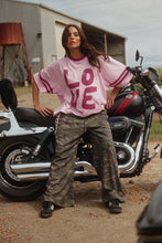 Load image into Gallery viewer, Sabbi The Very Oversized Love Revolution Tee - Pink  Hyde Boutique   
