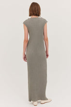 Load image into Gallery viewer, Cloth and Co The Funnel Neck Tank Dress - Eucalyptus Hyde Boutique
