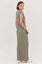 Load image into Gallery viewer, Cloth and Co The Funnel Neck Tank Dress - Eucalyptus Hyde Boutique
