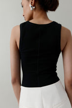 Load image into Gallery viewer, Rebe Ribbed Tank Top - Black Hyde Boutique
