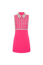 Load image into Gallery viewer, Rebecca Vallance Rina Collar Mini Dress - Raspberry  Hyde Boutique   
