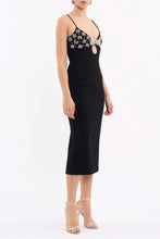 Load image into Gallery viewer, Rebecca Vallance Rina Strap Midi Dress - Black  Hyde Boutique   
