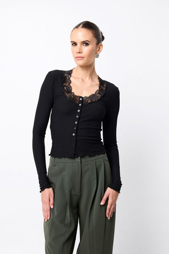 Mossman Rogue Cardigan - Black (code: LW+) Hyde Boutique