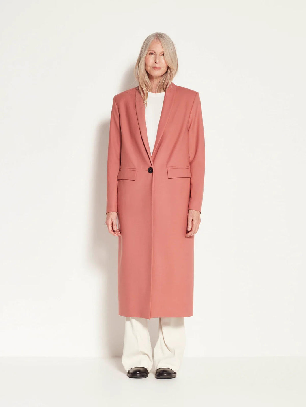 Juliette Hogan Morgan Coat (Rosewood Twill) - Rosey  Hyde Boutique   