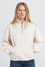 Load image into Gallery viewer, Karen Walker College Zip Up Sweatshirt - Ecru
