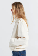 Load image into Gallery viewer, Karen Walker College Zip Up Sweatshirt - Ecru
