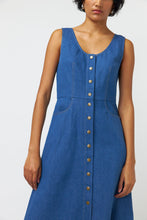 Load image into Gallery viewer, Kate Sylvester Denim Dress - Mid-blue Indigo  Hyde Boutique   
