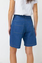 Load image into Gallery viewer, Kate Sylvester Denim Short - Mid-blue Indigo  Hyde Boutique   
