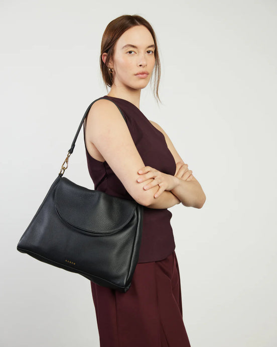 Saben Becks Shoulder Bag - Black Luxe Bag Saben