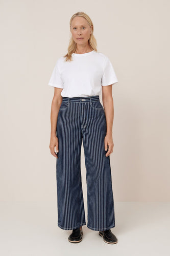 Kowtow Sailor Jeans - Chalk Stripe Hyde Boutique