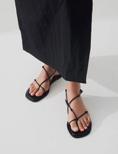 Load image into Gallery viewer, La Tribe Sara Sandal - Black  Hyde Boutique   
