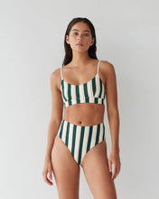 Load image into Gallery viewer, Dear Dylan High-Rise Swim Brief - Bistro Stripe  Hyde Boutique   
