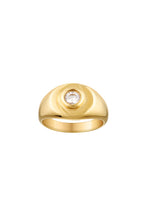 Load image into Gallery viewer, Porter Signet Pinky Ring - Clear (Arriving 20th Feb) Hyde Boutique
