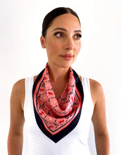 Load image into Gallery viewer, Dark Hampton - The Petite Michaelides Silk Scarf Hyde Boutique
