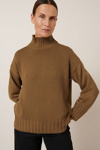 Kowtow Staple Sweater - Dark Spice Hyde Boutique