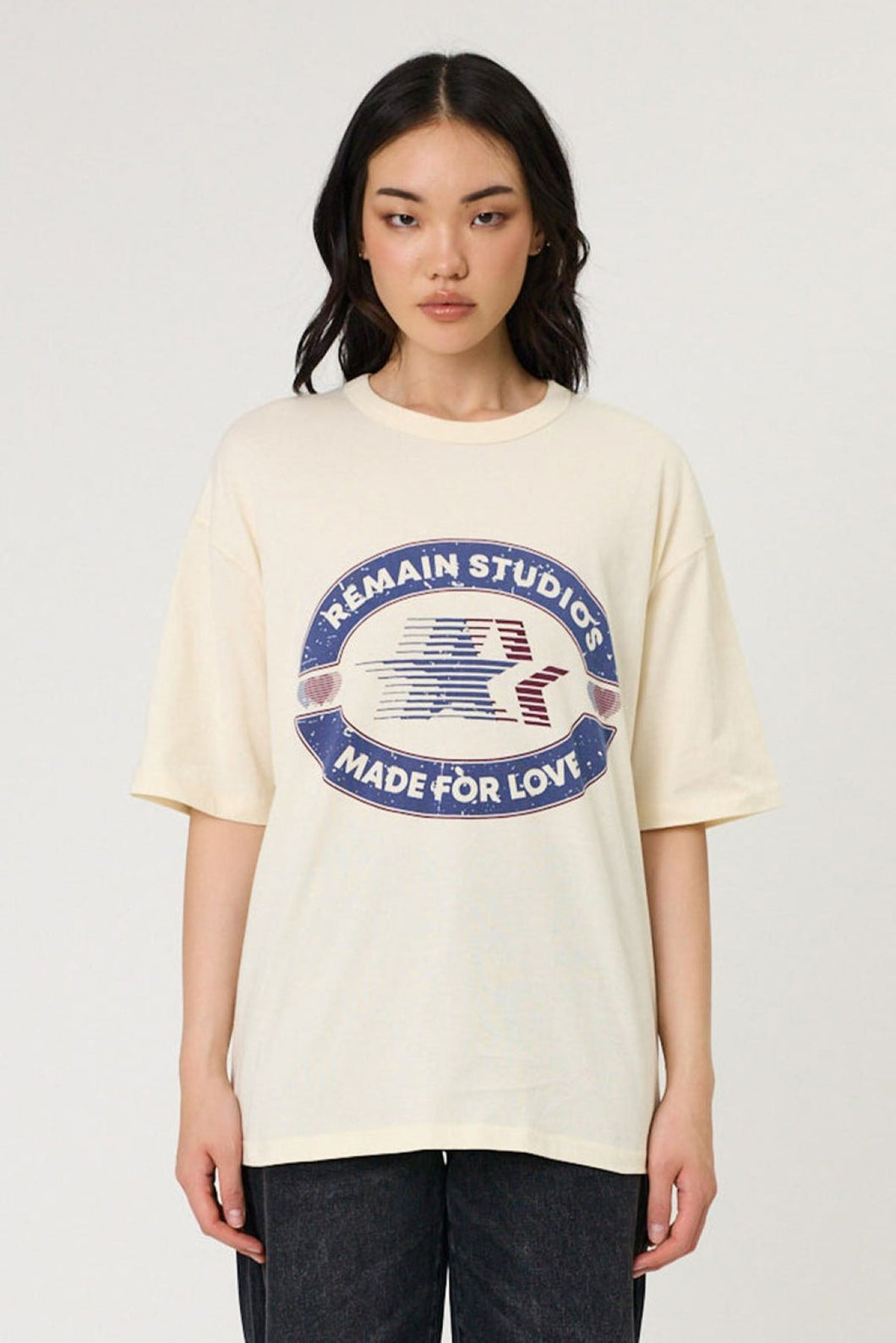 Remain Starlet Tee - Ivory Arriving Second Week May Hyde Boutique