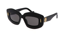 Load image into Gallery viewer, LOEWE Anagram LW40114I Sunglasses - Shiny Black/Smoke Eyewear Loewe
