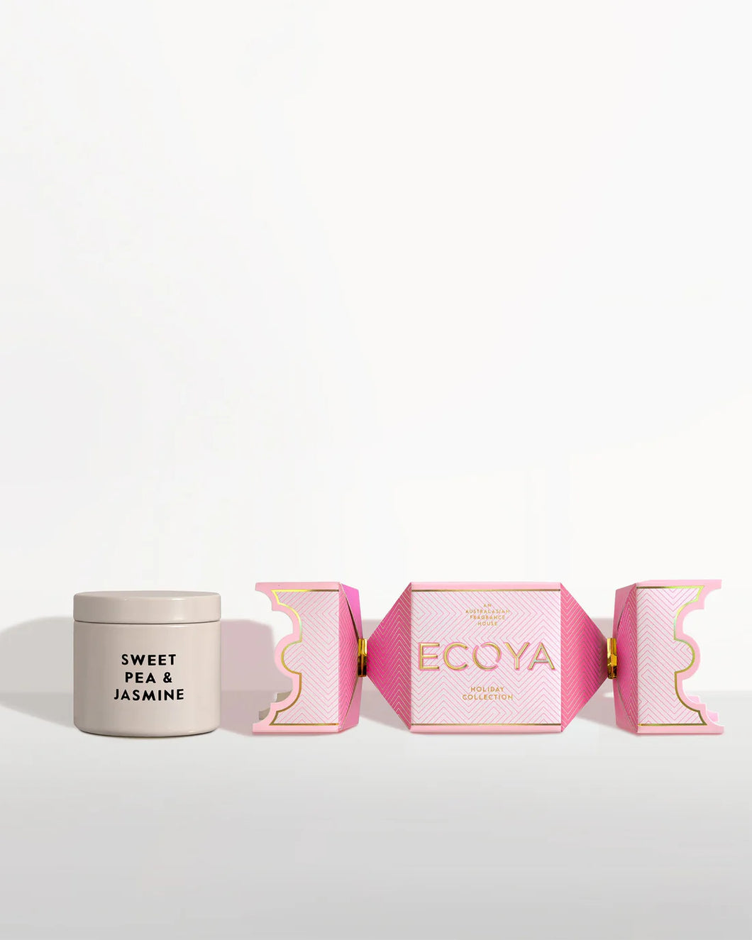 Ecoya Sweet Pea & Jasmine Tin Candle Bon Bon - Holiday Collection  Hyde Boutique   