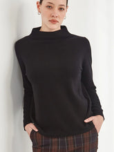 Load image into Gallery viewer, Sills Tasmin Funnel Neck - Black Apparel > Women > Clothing > Knitwear > Knit Tops > Funnel Neck Knitwear > Sills Hyde Boutique

