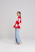 Load image into Gallery viewer, Thing Thing Cleo Check It Jumper - Pinky Tomato Hyde Boutique
