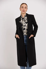 Load image into Gallery viewer, Tuesday Label Fox Coat - Black Suiting  Hyde Boutique   
