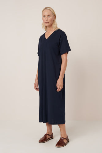 Kowtow Unity Tee Dress - Navy Hyde Boutique