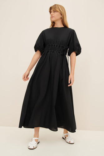 Kowtow Long Celeste Dress - Black  Hyde Boutique   