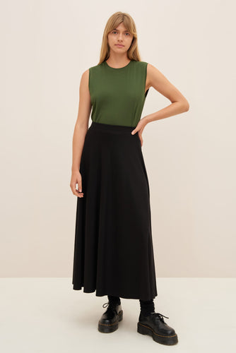 Kowtow Sphere Skirt - Black  Hyde Boutique   