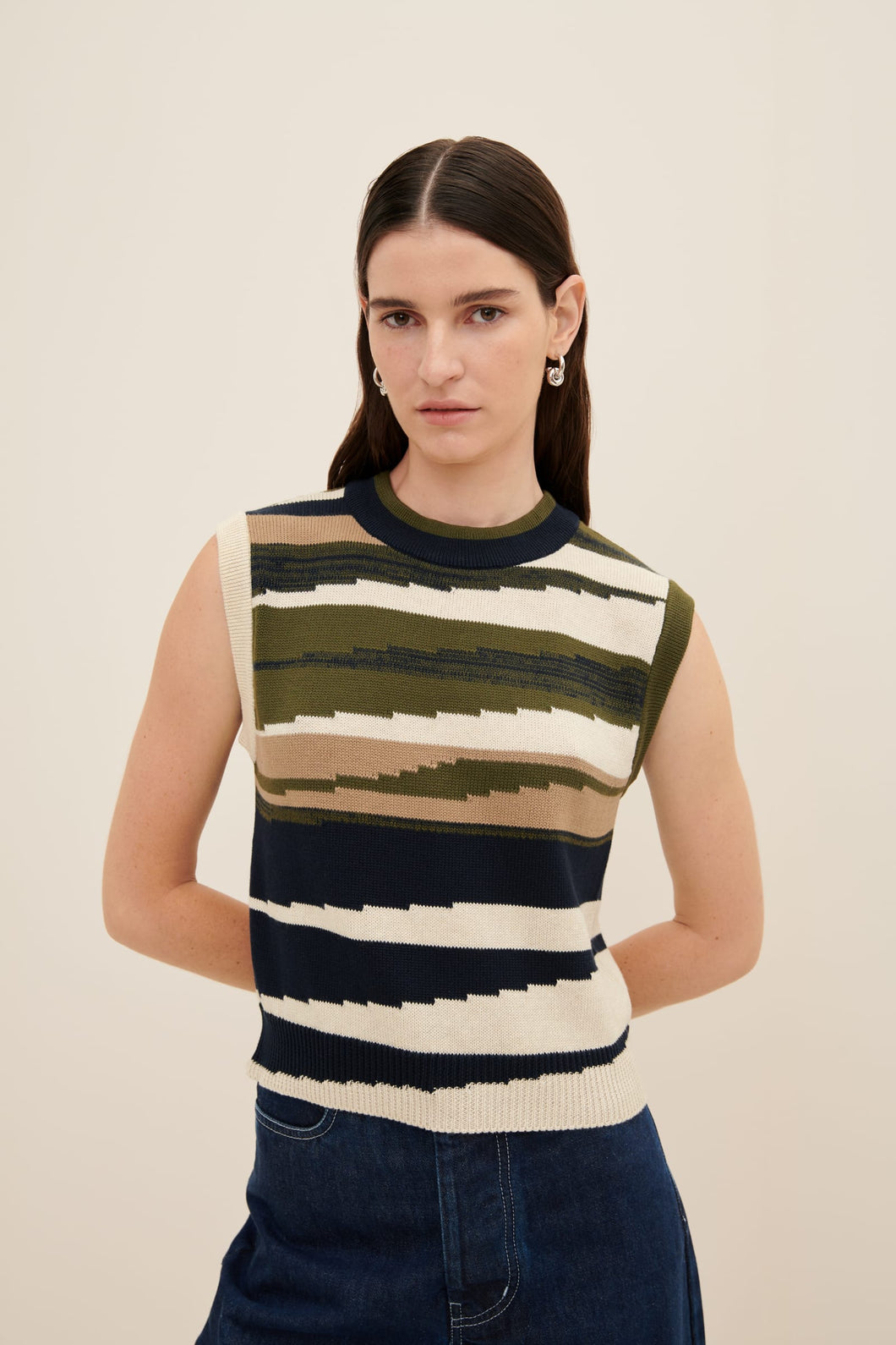 Kowtow Landscape Vest - Landscape  Hyde Boutique   