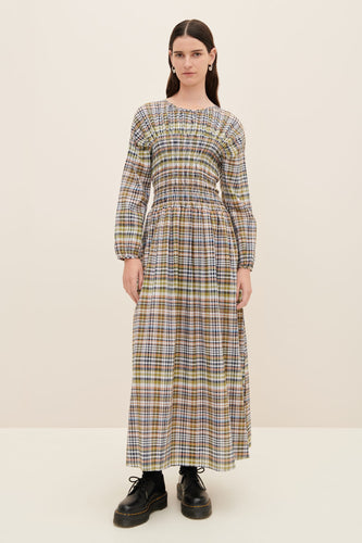 Kowtow Sienna Dress - Vista Check  Hyde Boutique   