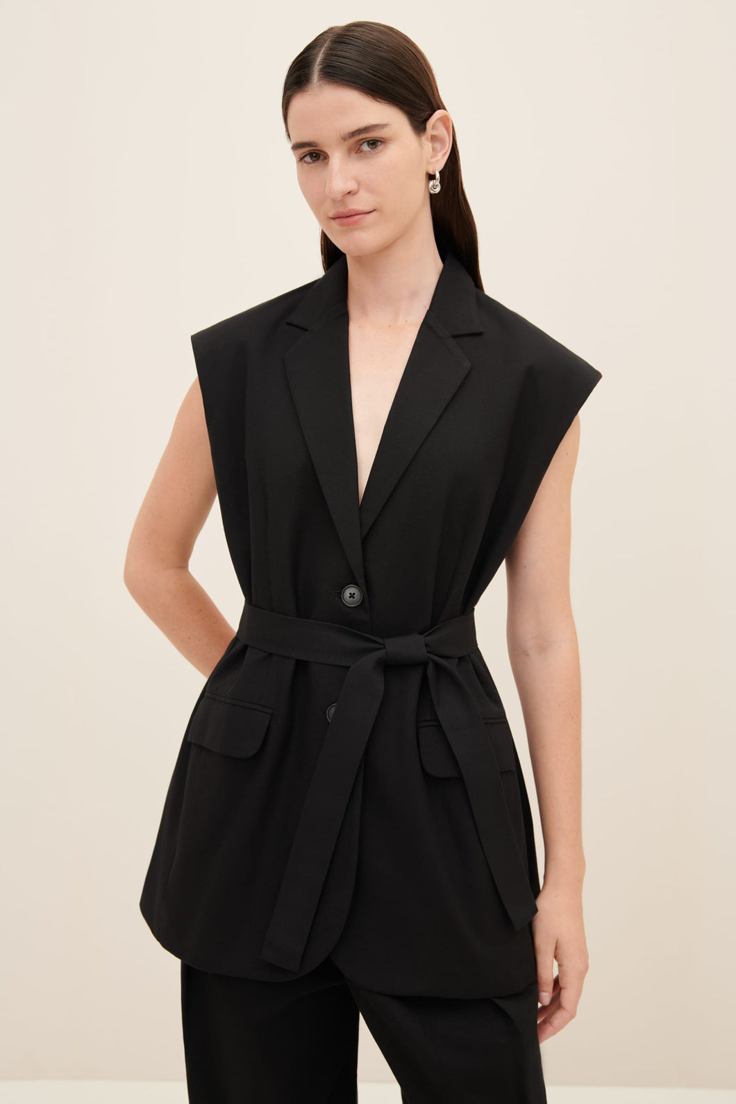 Kowtow Lena Blazer - Black  Hyde Boutique   