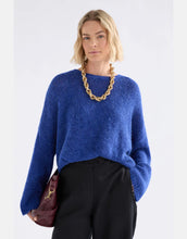 Load image into Gallery viewer, Elk Agna Sweater - Deep Cobalt Apparel > Women > Clothing > Knitwear > Jumpers > Crew Neck Jumpers > Elk Hyde Boutique
