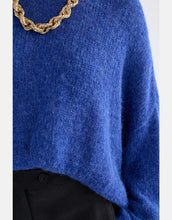 Load image into Gallery viewer, Elk Agna Sweater - Deep Cobalt Apparel > Women > Clothing > Knitwear > Jumpers > Crew Neck Jumpers > Elk Hyde Boutique
