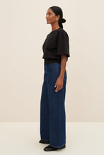 Load image into Gallery viewer, Kowtow Boxy Rib Tee - Black  Hyde Boutique   
