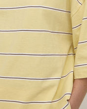 Load image into Gallery viewer, Assembly Label Nora Cotton Stripe Oversized Tee - Rind Stripe Hyde Boutique
