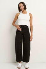 Load image into Gallery viewer, Among The Brave Varsity Barrel Jean - Black Wash Hyde Boutique
