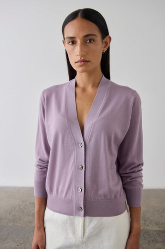 Laing Merino V-Neck Cardigan - Iris Hyde Boutique