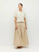 Load image into Gallery viewer, Juliette Hogan Twin T Cardi Cotton Knit - Toast Marle Hyde Boutique
